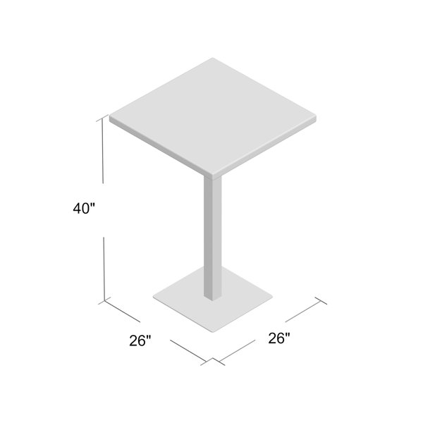 Ivy Bronx Erastus Wicker/Rattan Bar Table & Reviews Wayfair